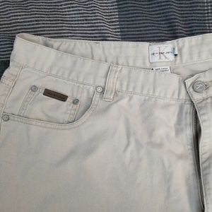 Men's Calvin Klein Jean's.  Stone color.